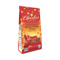 Milk Chocolate Apple Cider Bites, Pumpkin-Shaped