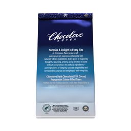 Dark Chocolate Peppermint Crème Trees