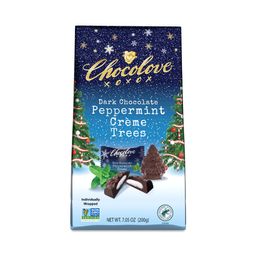 Dark Chocolate Peppermint Crème Trees