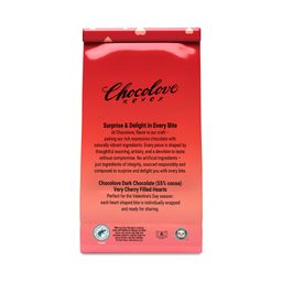 Very Cherry Filled Dark Chocolate Hearts