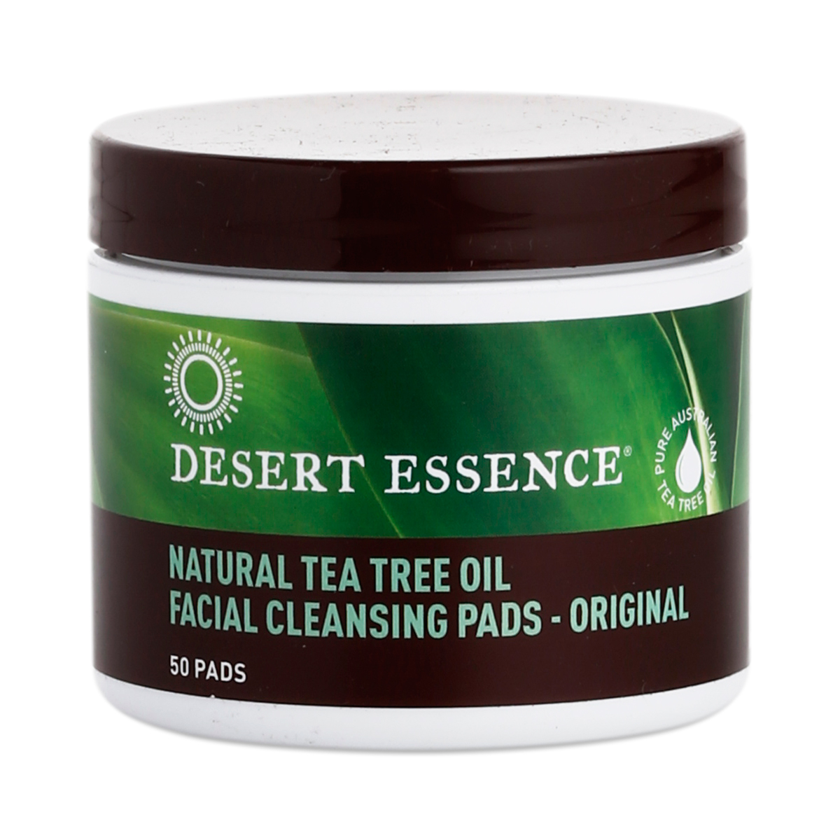 Desert Essence Tea Tree Oil Facial Pads 18