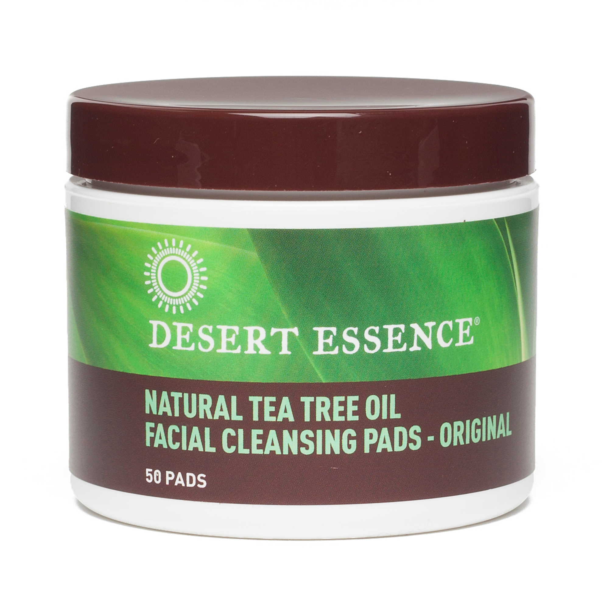 Tea Tree Oil Cleansing Pads, Natural by Desert Essence Thrive Market
