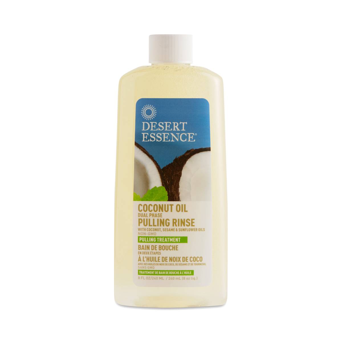Desert Essence Coconut Oil Dual Pulling Rinse Thrive Market