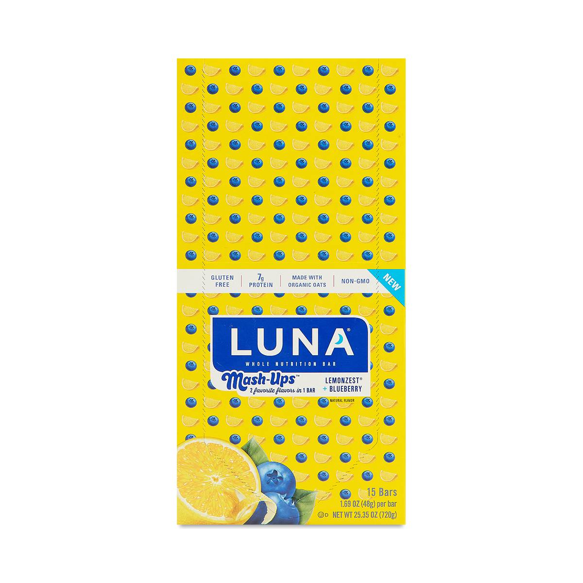 Luna Bars, Mash Ups, LemonZest & Blueberry