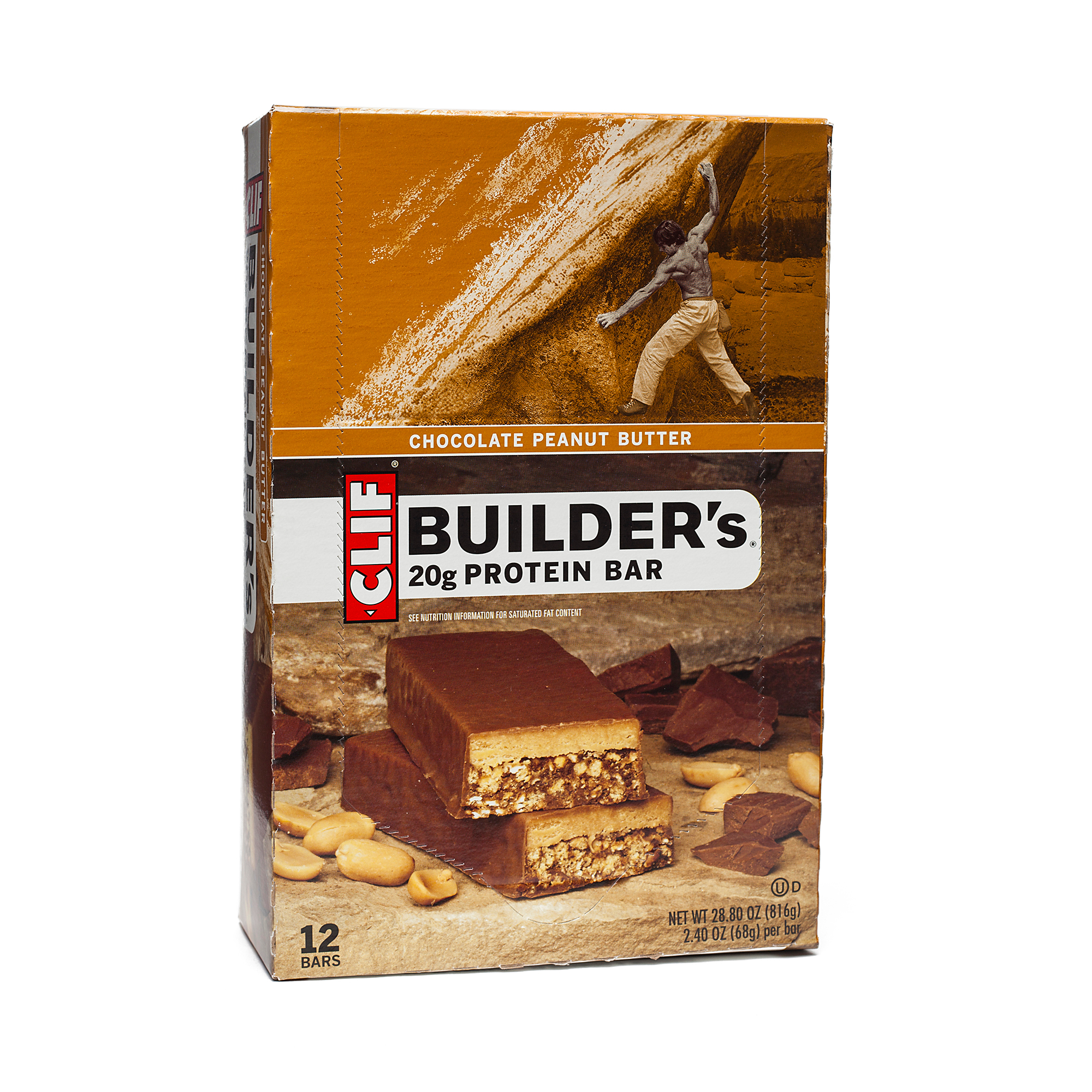 Chocolate Peanut Butter Builder's Bars