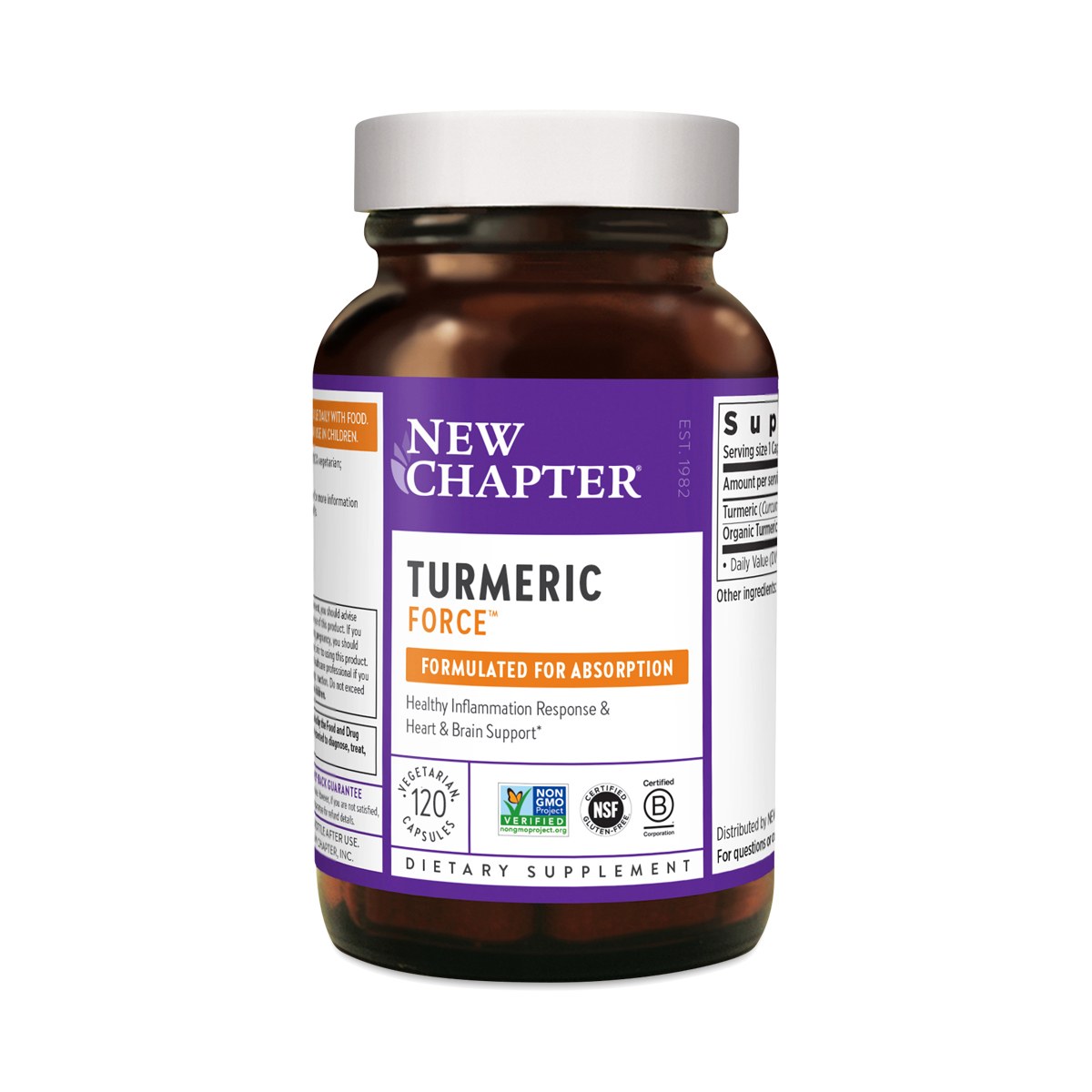 New Chapter Turmeric Force 120 capsules