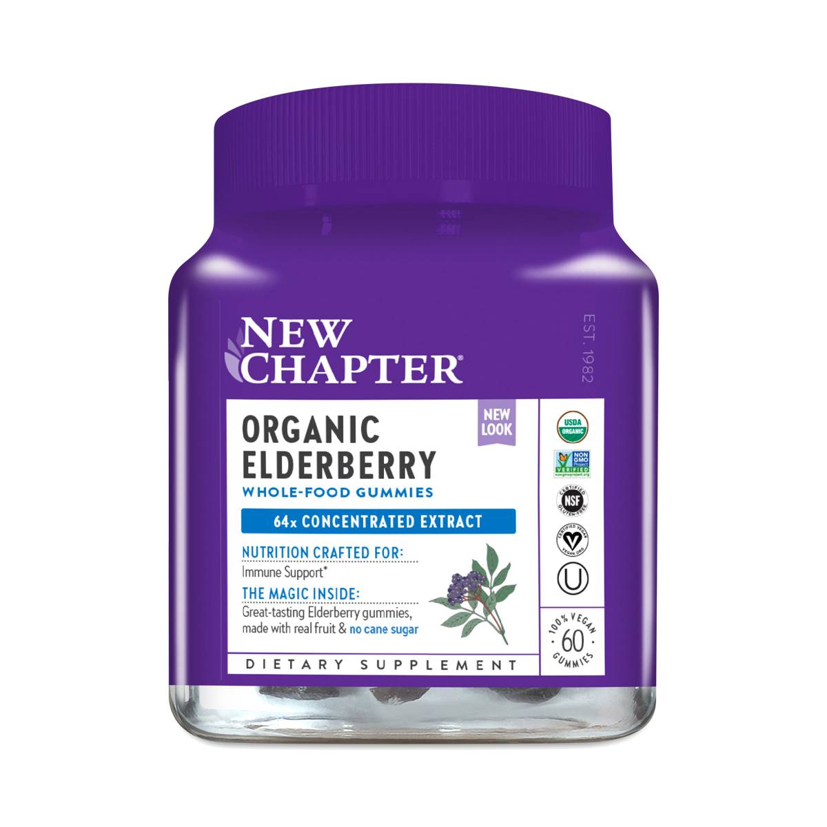 Organic Elderberry Whole-Food Gummies