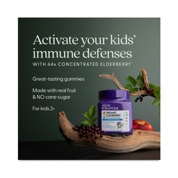 Kids Organic Elderberry Whole-Food Gummies