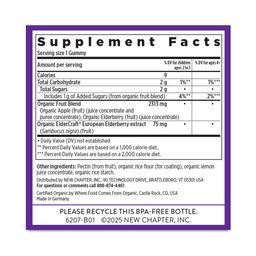 Kids Organic Elderberry Whole-Food Gummies