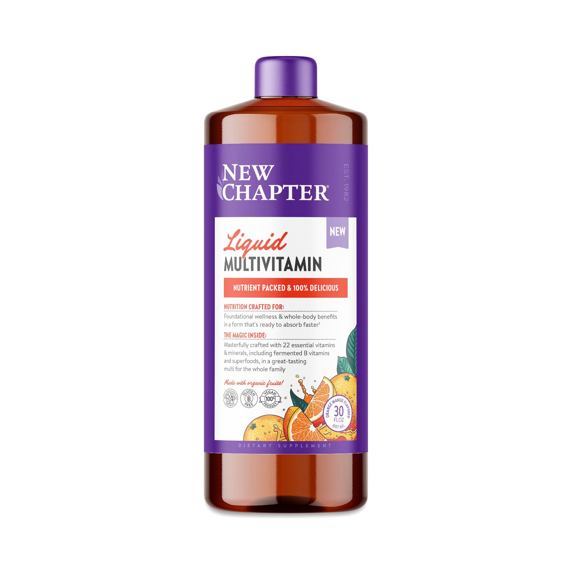 Liquid Multivitamin, Orange Mango