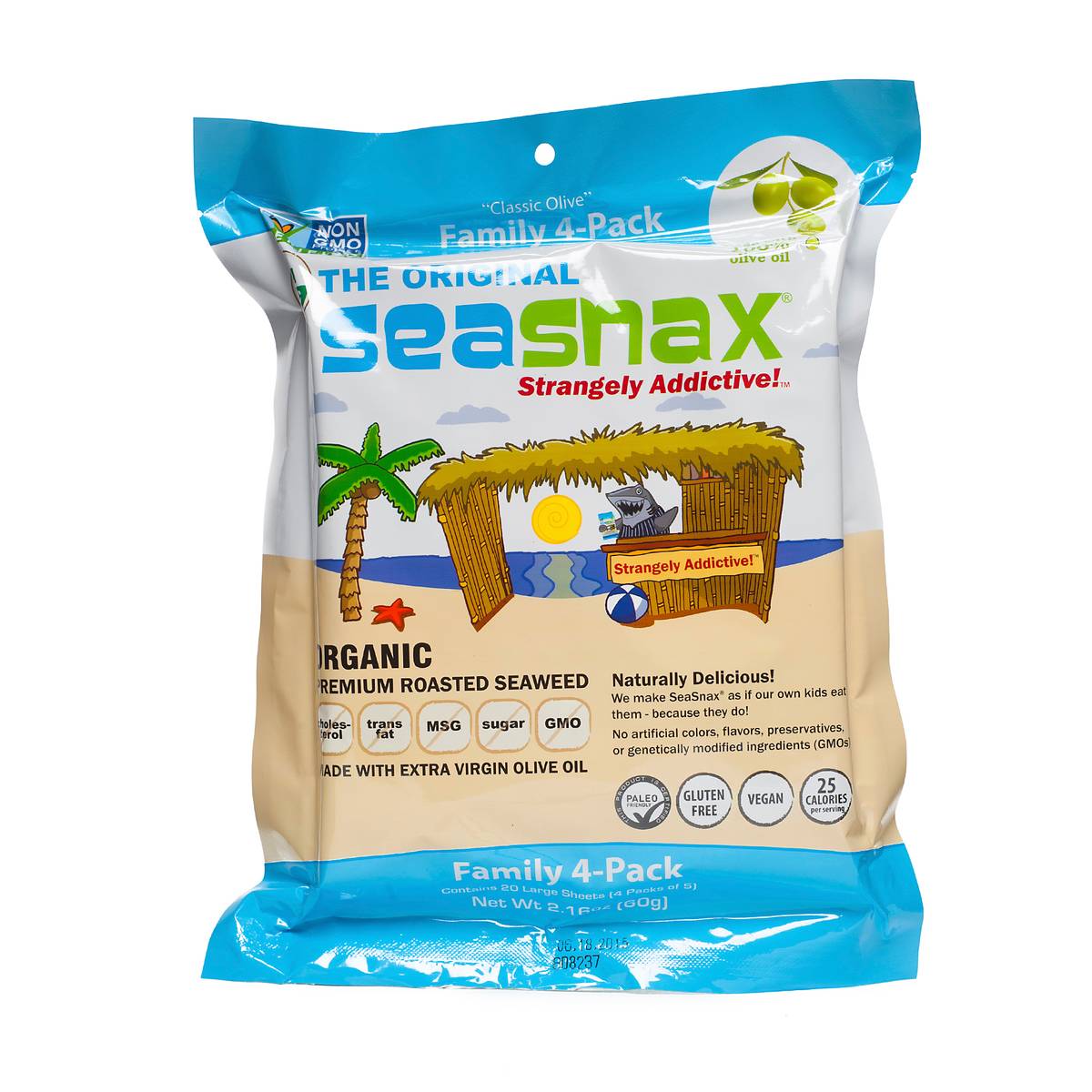 Family 4Pack Organic Roasted Seaweed Thrive Market