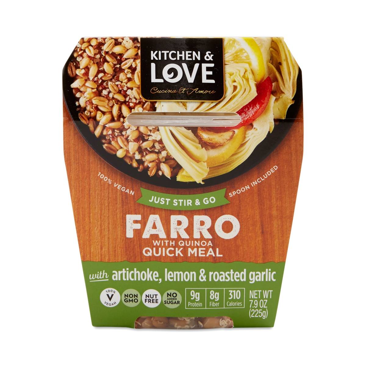 Artichoke Lemon & Roasted Garlic Farro Quinoa Meal