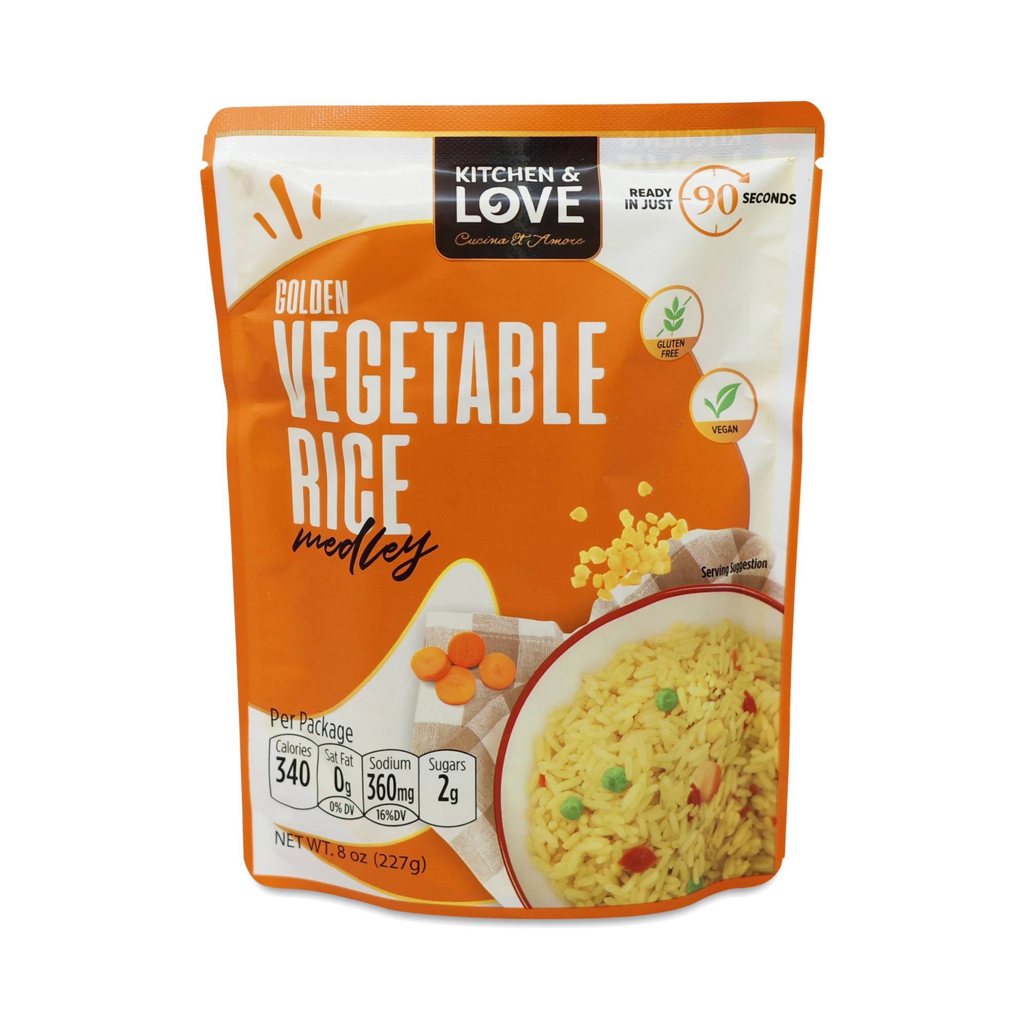 Golden Vegetable Rice Medley