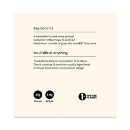 Grass-fed Whey, Madagascar Vanilla