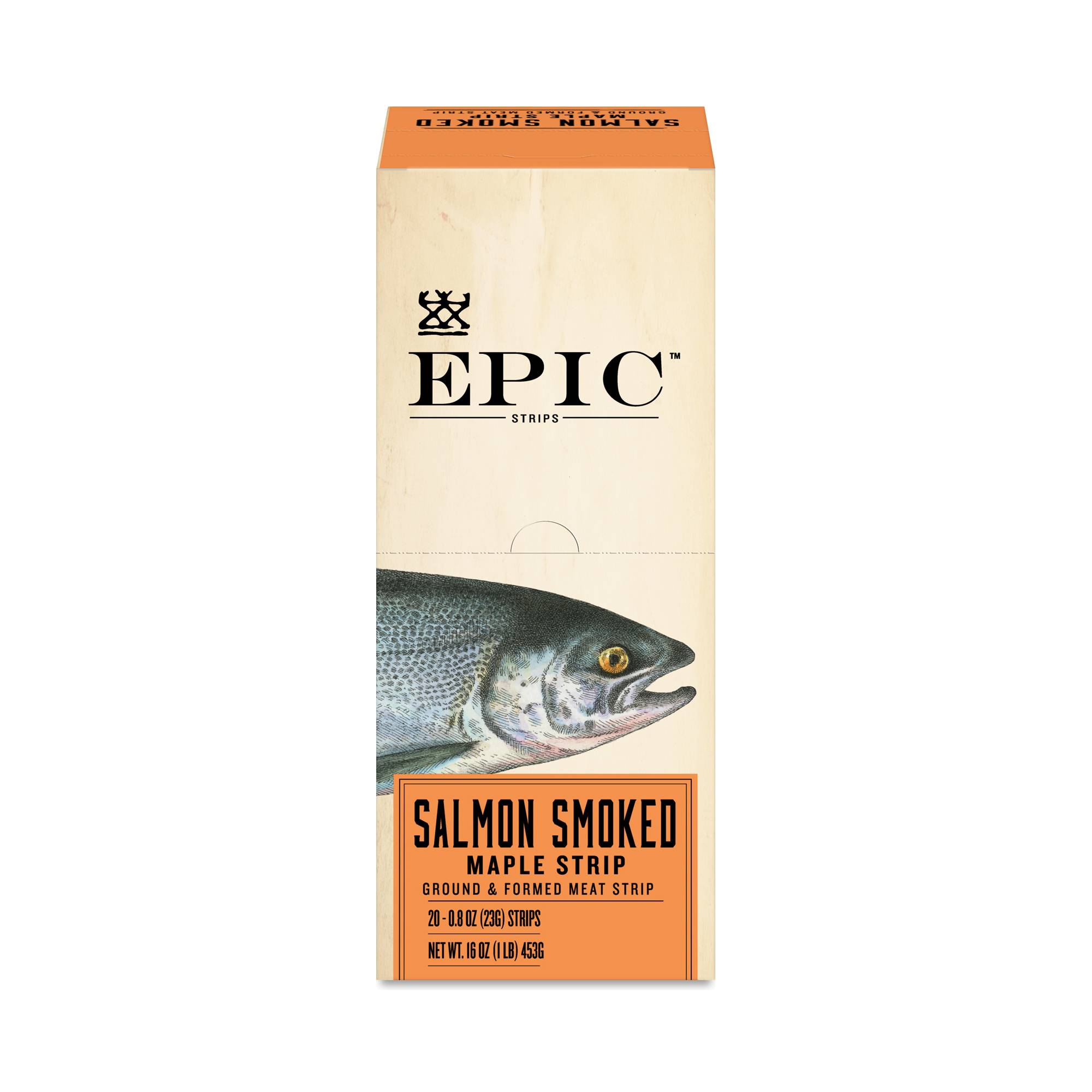 Smoked Salmon Strips, Maple