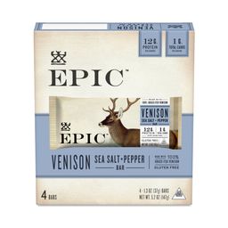 Venison Bar, Sea Salt & Pepper