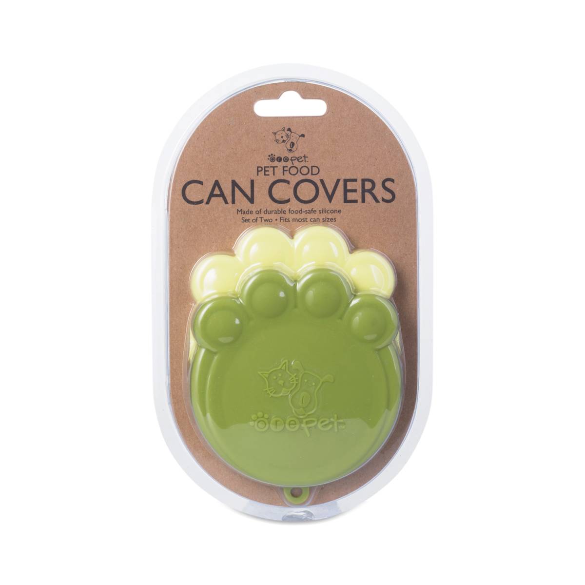 Green Paw Pet Food Can Cover Set by Ore Originals Thrive Market