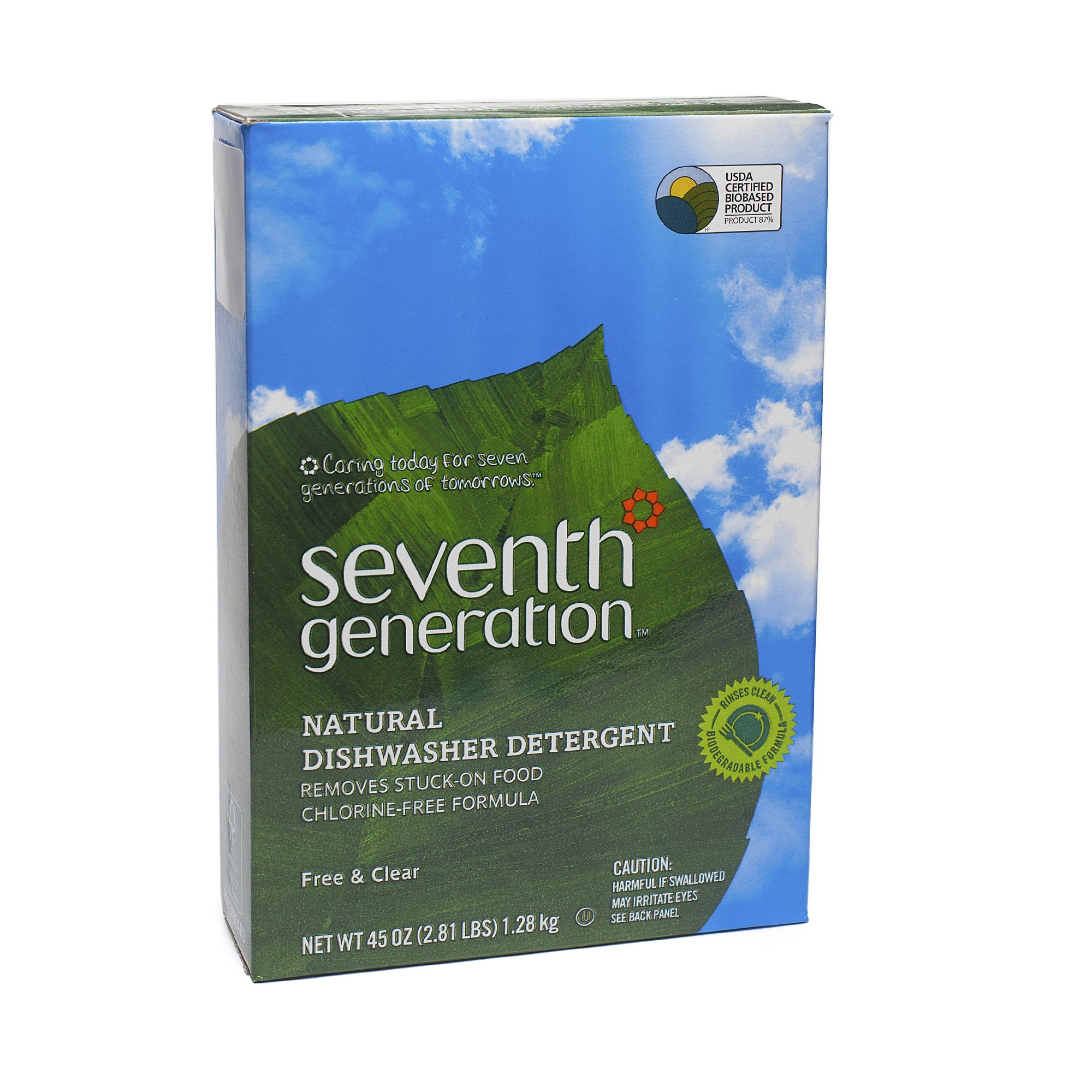 Dishwasher Detergent Powder, Free & Clear