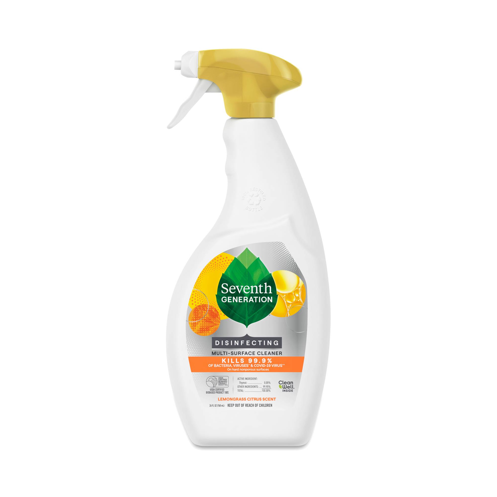 Disinfecting Multi Surface Cleaner, Lemongrass Citrus