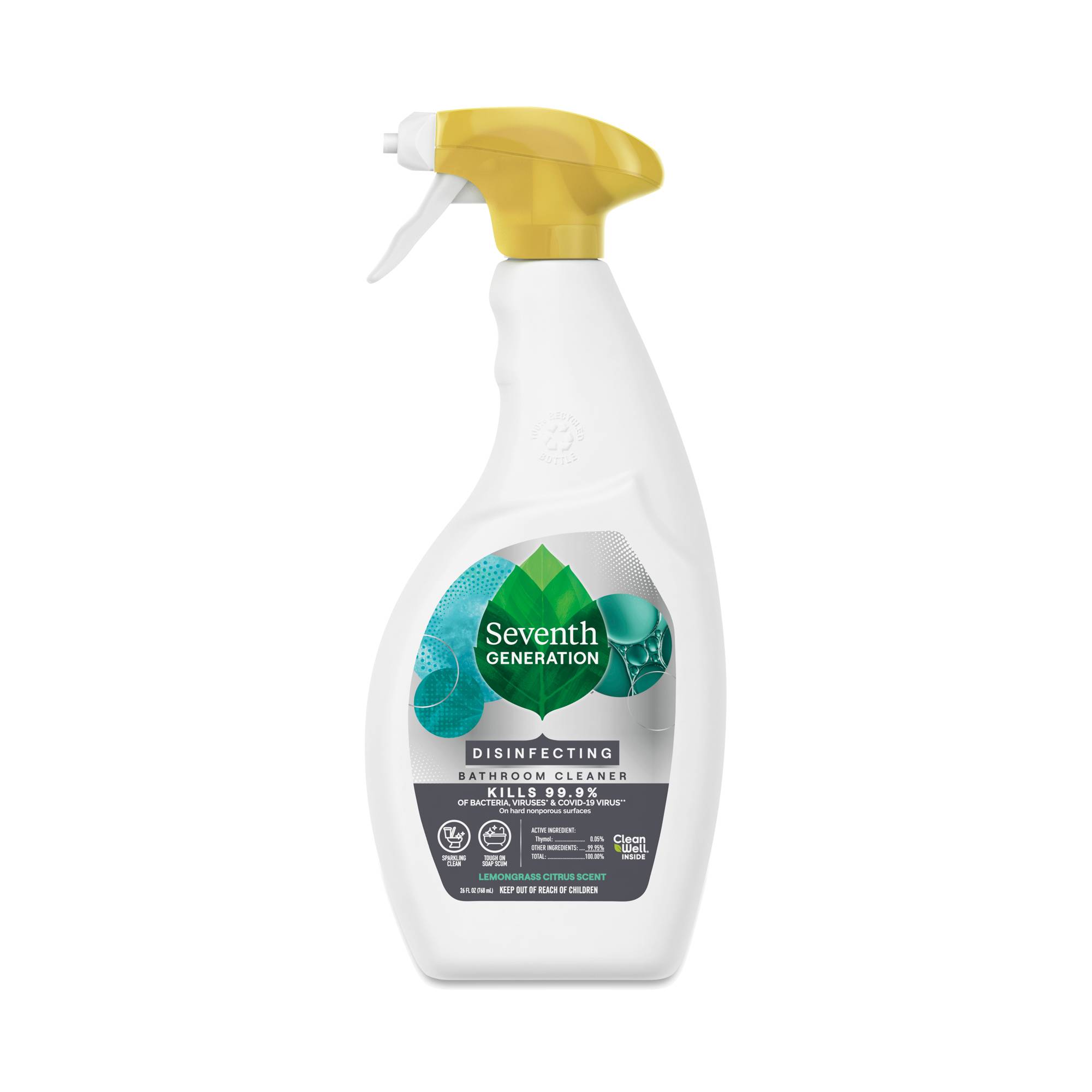 Disinfecting Bathroom Cleaner, Lemongrass Citrus