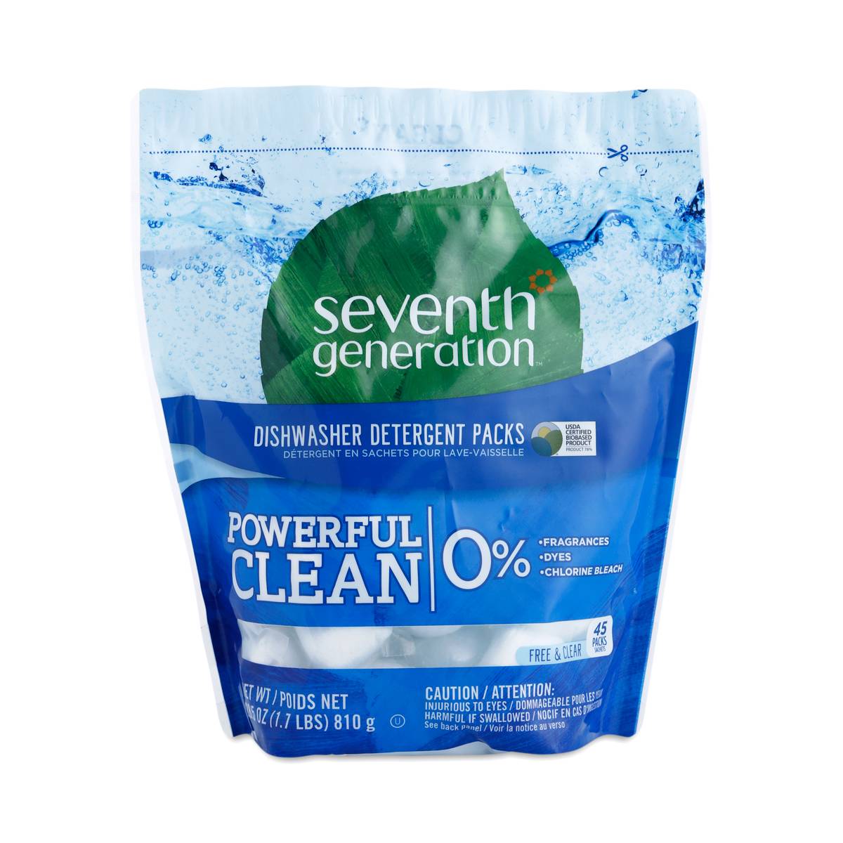 Dishwashing Detergent Packs by Seventh Generation Thrive Market