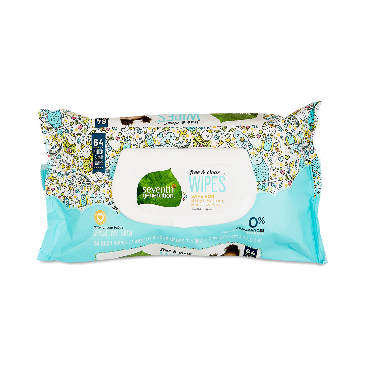 seventh generation free and clear wipes