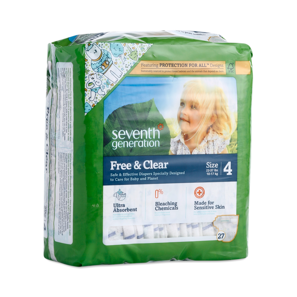 Baby Diapers, Size 4 (22-37 lbs)