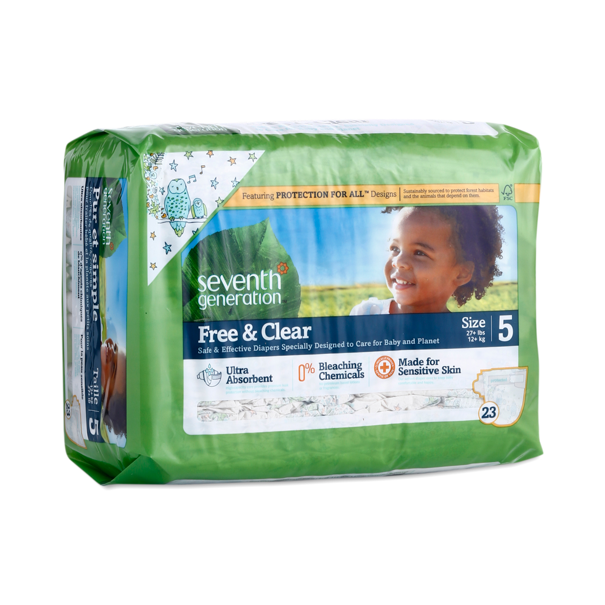 Baby Diapers, Size 5 (27+ lbs)