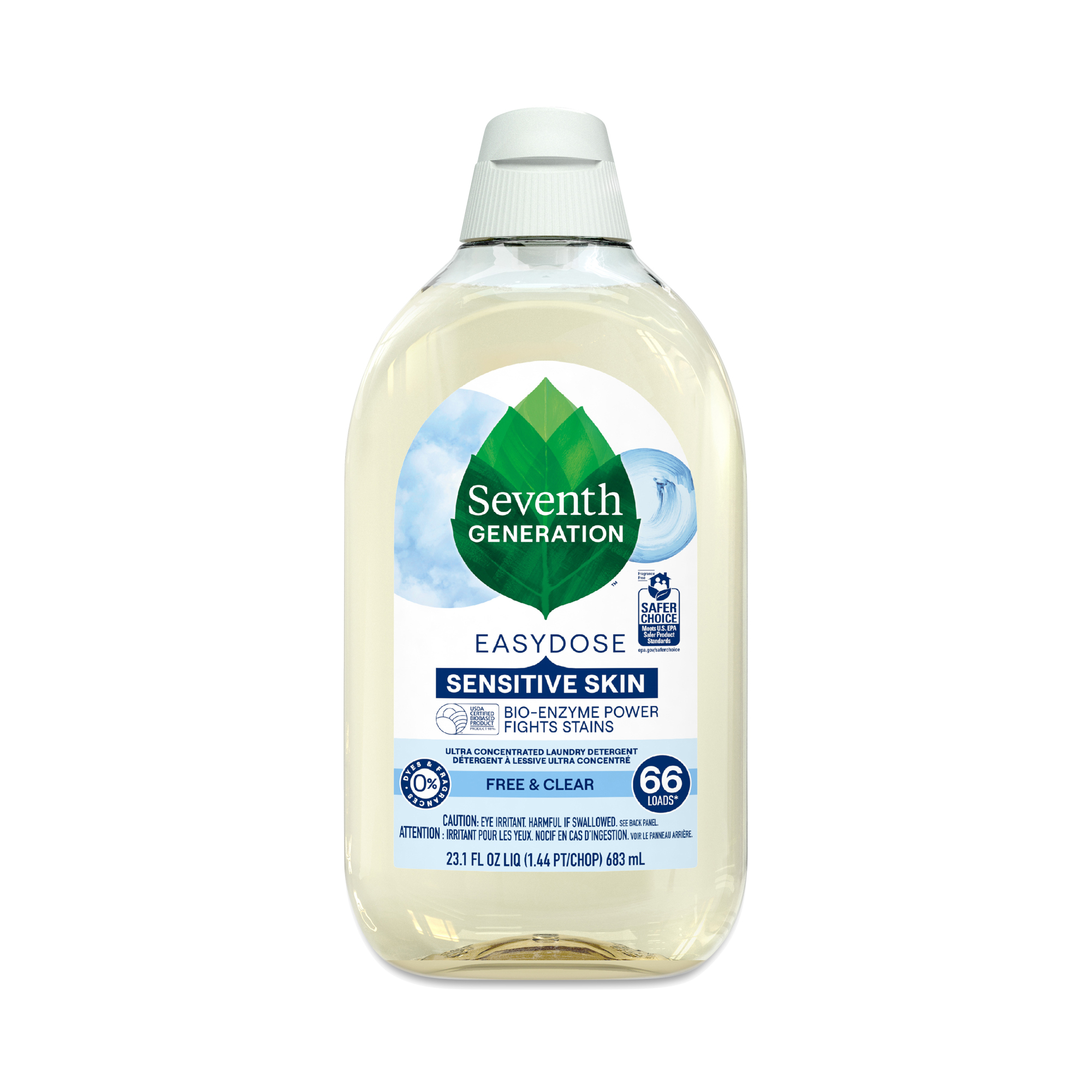 Seventh Generation Laundry Detergent Easy Dose Easy Dose Ultra Concentrated Laundry Detergent - Free & Clear by