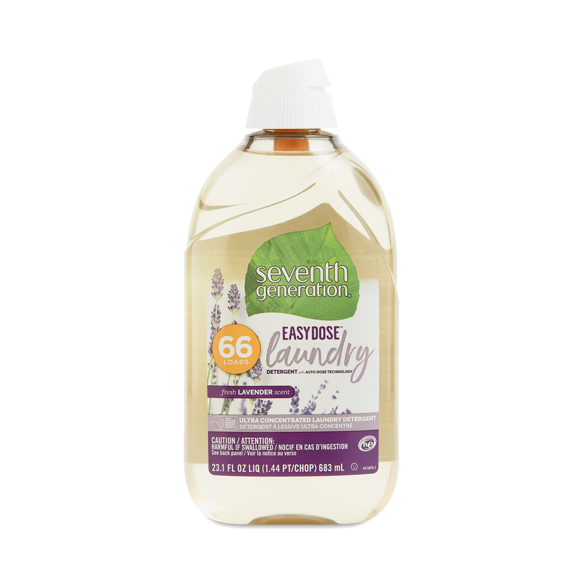 Seventh Generation Concentrated Laundry Detergent Liquid Free & Clear  Fragrance Free 40 oz