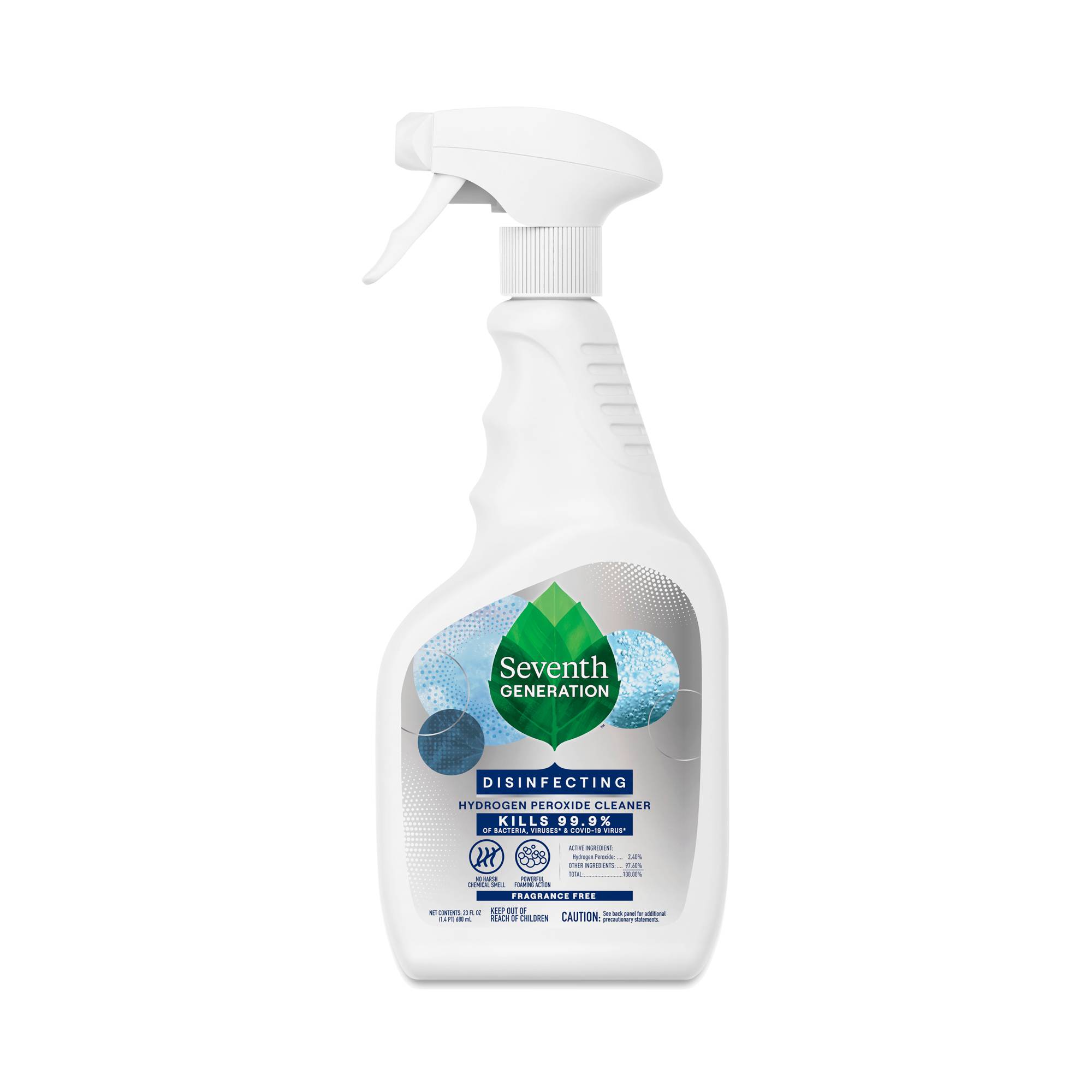 Disinfecting Cleaner with Hydrogen Peroxide, Fragrance Free