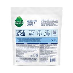 Triple Action Clean Dishwasher Detergent Packs, Free & Clear