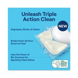 Triple Action Clean Dishwasher Detergent Packs, Free & Clear