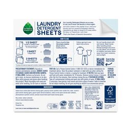 Laundry Detergent Sheets, Free & Clear