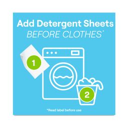 Laundry Detergent Sheets, Free & Clear