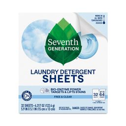 Laundry Detergent Sheets, Free & Clear