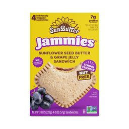 Jammies, Sunflower Seed Butter & Grape Jelly Sandwich