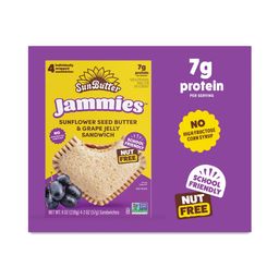 Jammies, Sunflower Seed Butter & Grape Jelly Sandwich