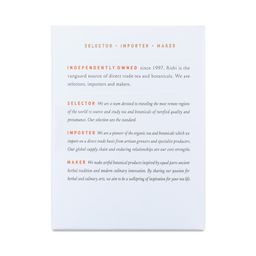 Organic Botanical Blend Tea, Turmeric Ginger