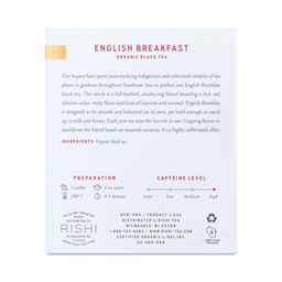 Organic Black Tea, English Breakfast