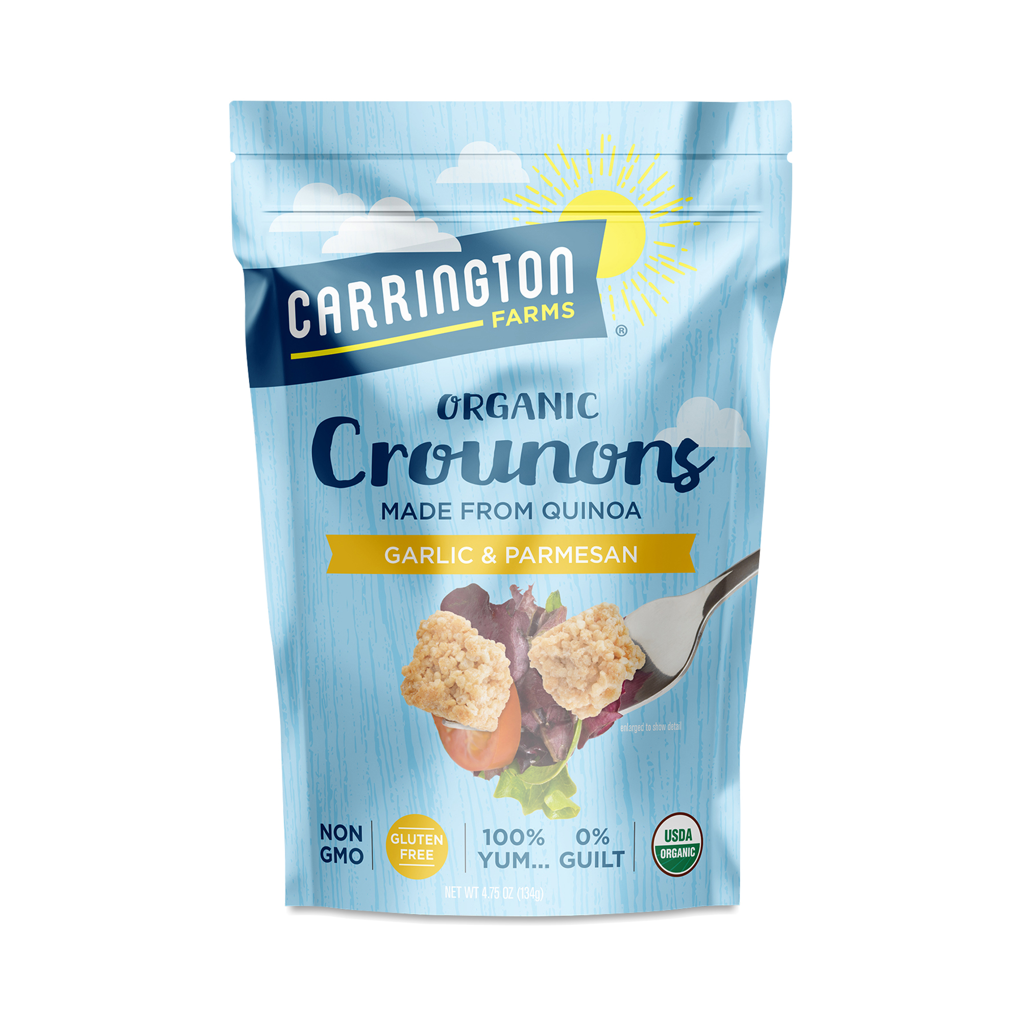 Carrington Farms Organic Crounons, Garlic & Parmesan Thrive Market