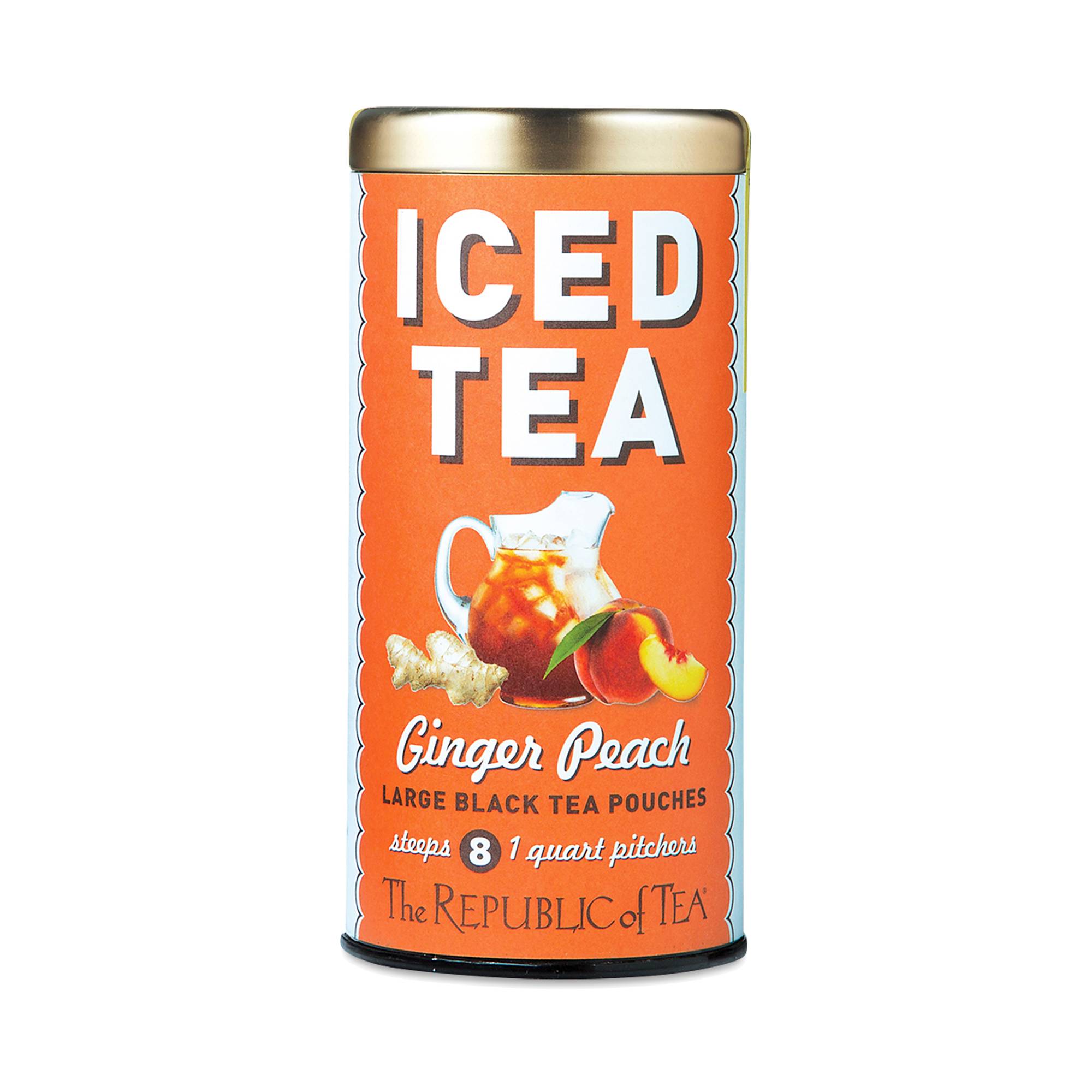 Iced Tea, Ginger Peach