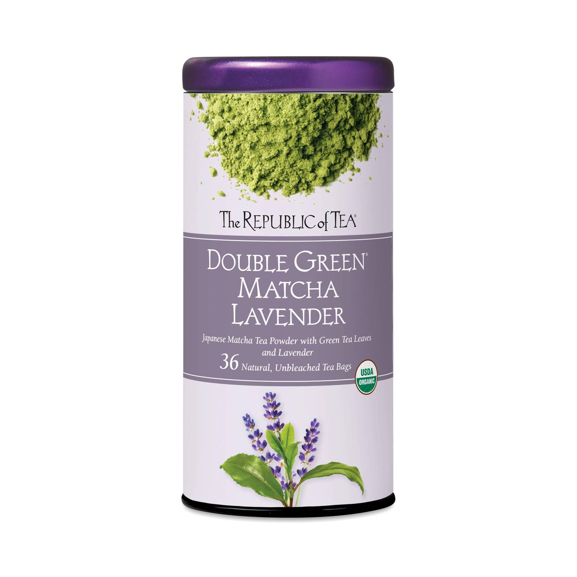 Double Green Matcha Tea, Lavender