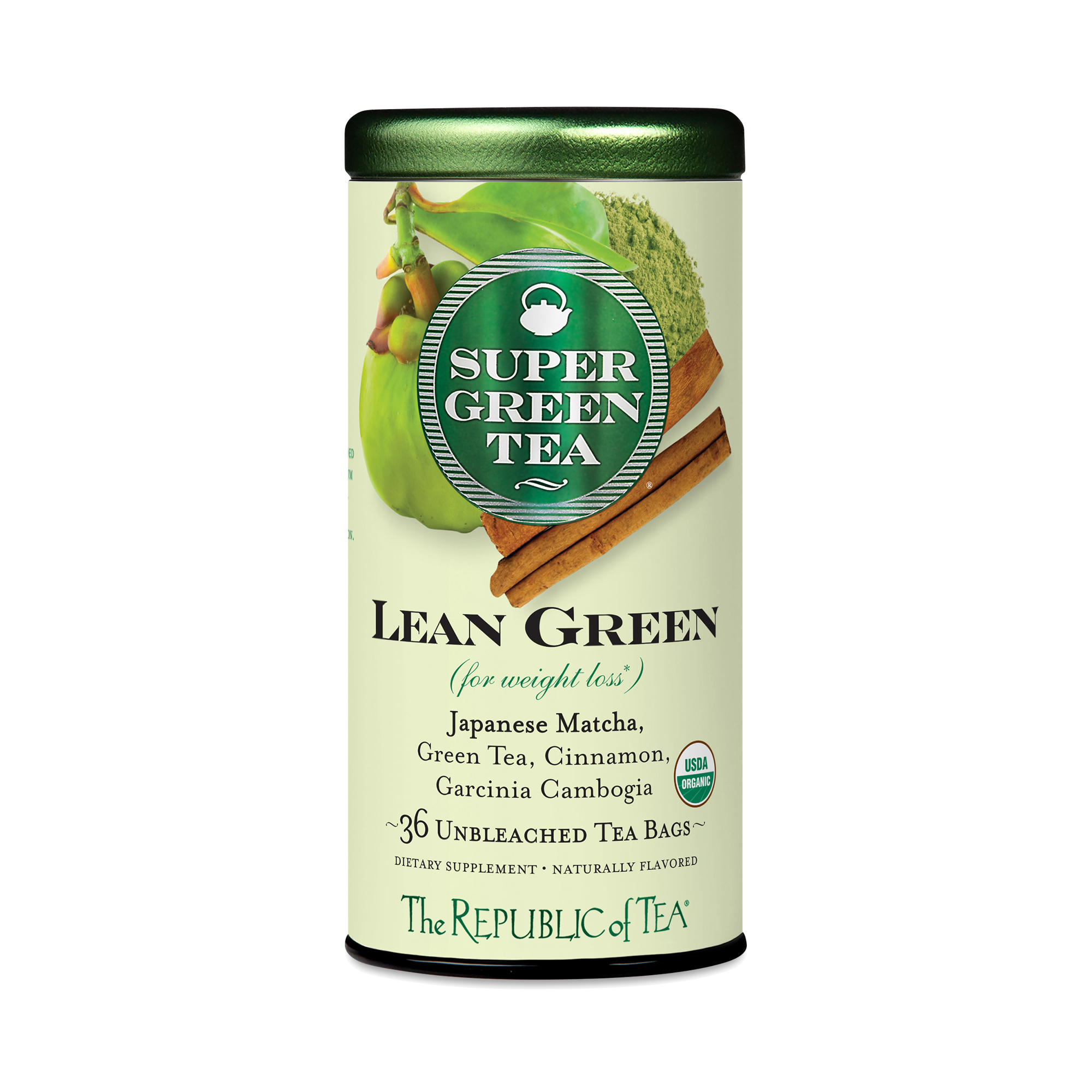 The Republic of Tea Organic SuperGreen Tea, Lean Green | Thrive Market