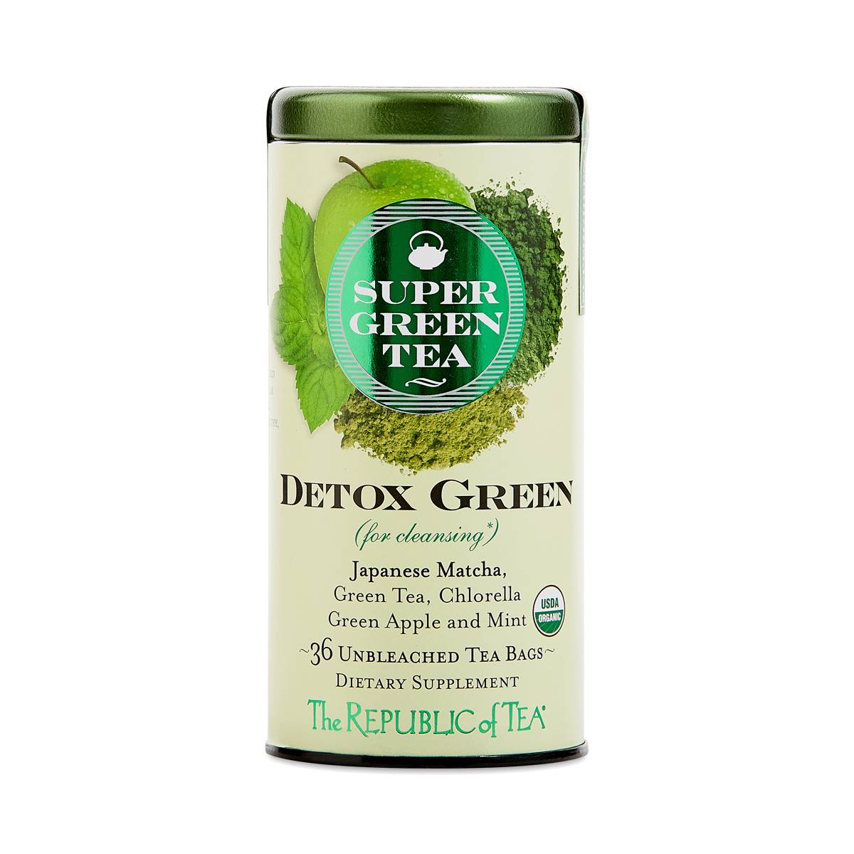 Organic Super Green Tea, Detox Green