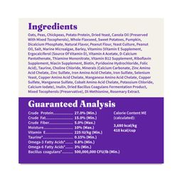 Holistic Plant-Based Vegan Dry Dog Food for Adult Dogs, Peanut Butter, Value Size