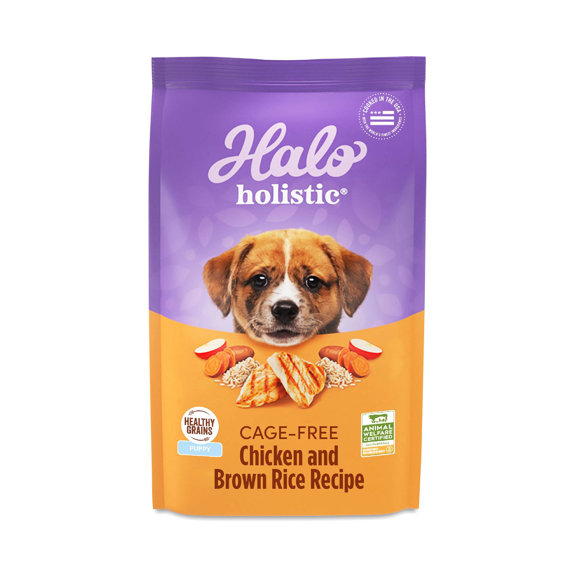 Holistic Dry Puppy Food, Chicken & Brown Rice