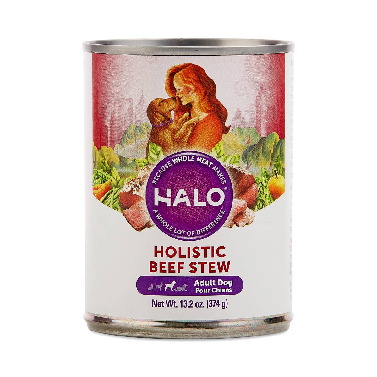Halo Canned Dog Food for Adult Dogs, Beef Recipe Thrive Market