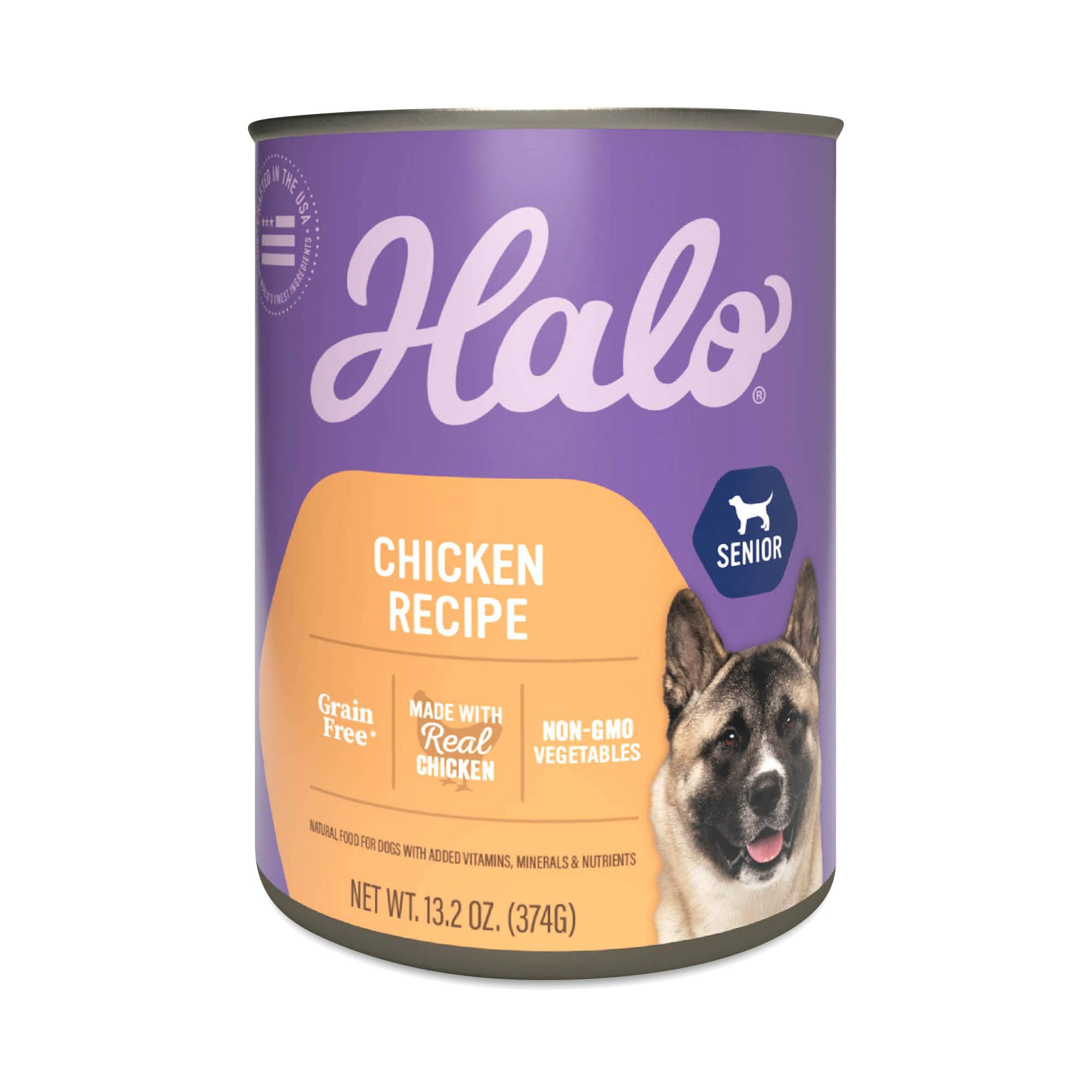 Wet Dog Food for Senior Dogs, Chicken Recipe