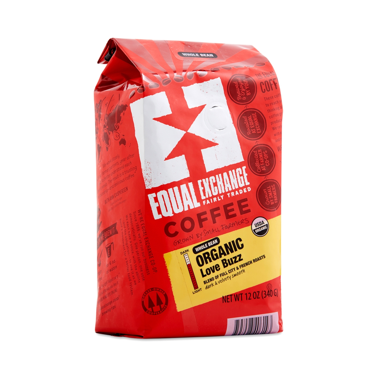 Love Buzz Whole Bean Coffee, Organic by Equal Exchange Thrive Market
